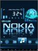 Animated Nokia music blue