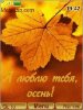 Я люблю тебя, осень!
