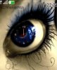 Blue Eye Clock