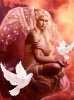 Angel and doves
