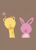 Giraffe And Bunny
