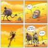 Ржачные приключения напуганного страуса