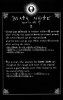 Death Note - правила пользования тетрадью Death Note - правила пользования тетрадью