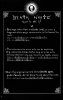 Death Note - правила пользования тетрадью Death Note - правила пользования тетрадью