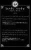 Death Note - правила пользования тетрадью Death Note - правила пользования тетрадью